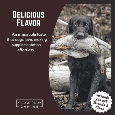 Show full view: All American Canine Weight Gainer Digestive Aid Formula Dog Food Supplement, 1.5-lb bag slide 8 of 9