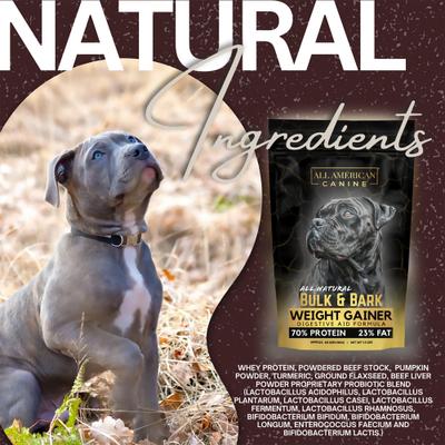 Show full view: All American Canine Weight Gainer Digestive Aid Formula Dog Food Supplement, 1.5-lb bag slide 9 of 9