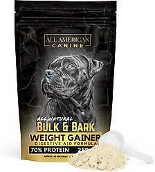 All American Canine Weight Gainer Digestive Aid Formula Dog Food Supplement, 1.5-lb bag