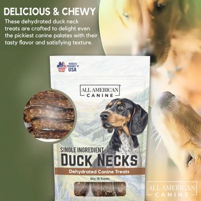 Show full view: All American Canine Duck Necks Dehydrated Dog Treats, 12 count slide 4 of 9