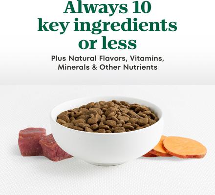 Show full view: Nutro Limited Ingredient Diet Adult Large Breed Sensitive Support with Real Lamb & Sweet Potato Grain-Free Dry Dog Food, 22-lb bag slide 4 of 11