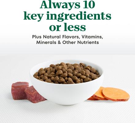 Show full view: Nutro Limited Ingredient Diet Adult Sensitive Support with Real Lamb & Sweet Potato Grain-Free Dry Dog Food, 4-lb bag slide 4 of 11