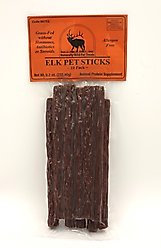 Naturally Wild Pet Treats Elk Stick Dehydrated Dog Treats, 10 count