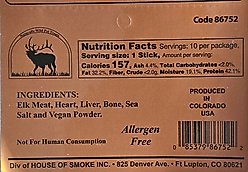 Naturally Wild Pet Treats Elk Stick Dehydrated Dog Treats, 10 count slide 2 of 4