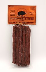 Naturally Wild Pet Treats Wild Boar Stick Dehydrated Dog Treats, 10 count