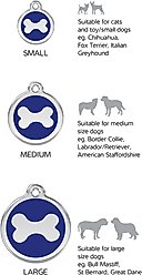 Red Dingo Boss Stainless Steel Personalized Dog & Cat ID Tag, Hot Pink, Medium slide 2 of 6