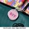 Show in main carousel: Red Dingo BFF Stainless Steel Personalized Dog & Cat ID Tag, Light Blue, Large slide 7 of 7