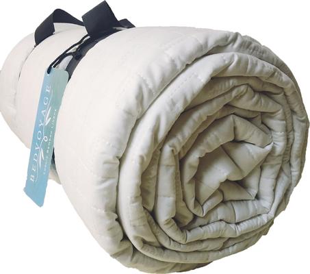 Show full view: BedVoyage Luxury 100% Viscose from Bamboo Quilted Brick Coverlet, Sky, King slide 5 of 10