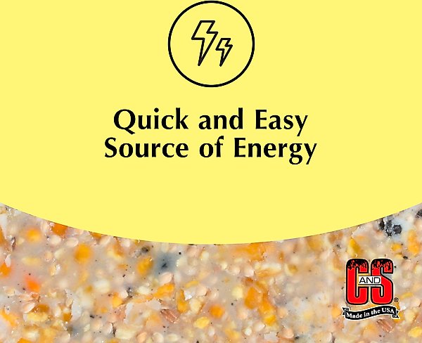 Show full view: C&S High Energy Suet Wild Bird Food, case of 8 slide 5 of 13