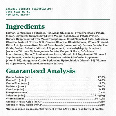 Show full view: Nutro Limited Ingredient Diet Adult Sensitive Support with Real Salmon & Lentils Grain-Free Dry Dog Food, 22-lb bag slide 7 of 11