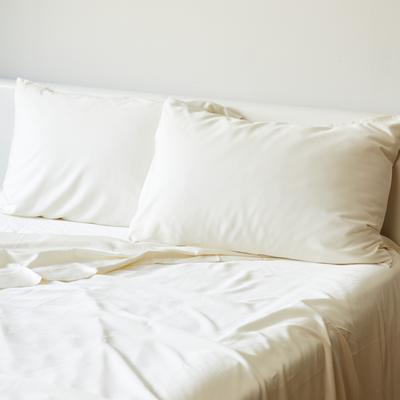 Show full view: BedVoyage Luxury 100% Viscose from Bamboo Pillowcase Set, Ivory, Standard, 2 count slide 2 of 9