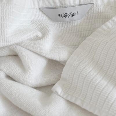 Show full view: BedVoyage Viscose from Bamboo Luxury Spa Collection Towel Set, Cloud, 6 count slide 5 of 9