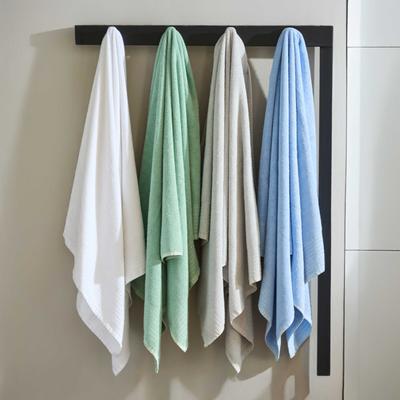 Show full view: BedVoyage Viscose from Bamboo Luxury Spa Collection Bath Towel, Stone slide 6 of 9