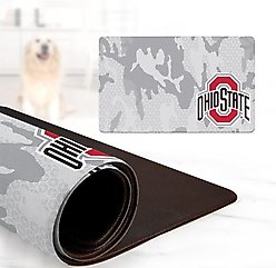 ShopInstaPets NCAA Dog Bowl Placemat, Ohio State Buckeyes
