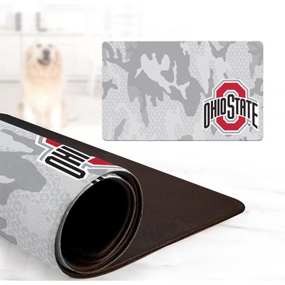ShopInstaPets ShopInstaPets NCAA Dog Bowl Placemat, Ohio State Buckeyes