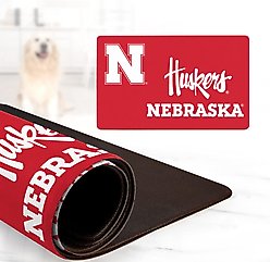 ShopInstaPets NCAA Dog Bowl Placemat, Nebraska Cornhuskers