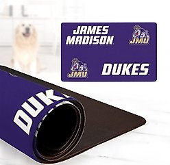 ShopInstaPets NCAA Dog Bowl Placemat, James Madison Dukes