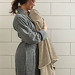 BedVoyage Melange Viscose from Bamboo Cotton Bath Sheet Towel, Sand slide 2 of 9