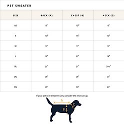 Pendleton Dog Sweater, Westerley Navy, Small slide 2 of 6