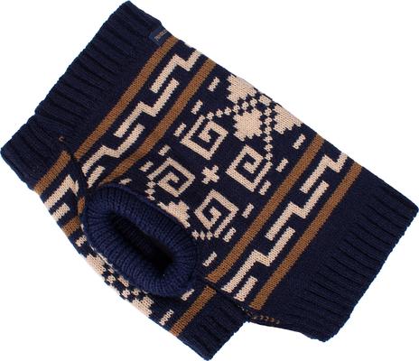 Show full view: Pendleton Dog Sweater, Westerley Navy, Small slide 2 of 6