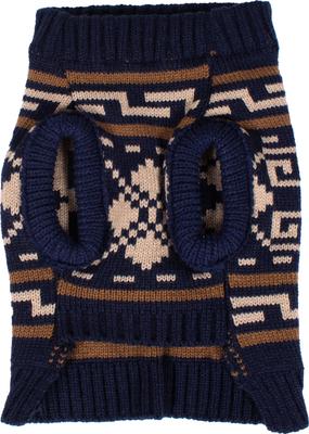 Show full view: Pendleton Dog Sweater, Westerley Navy, Small slide 3 of 6