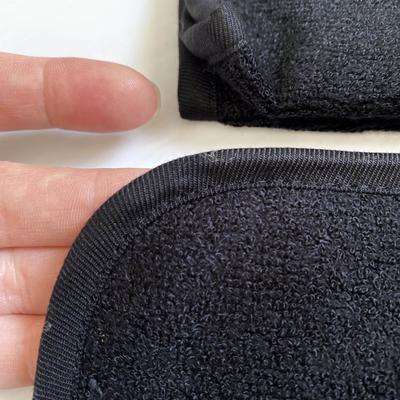 Show full view: BedVoyage Viscose from Bamboo Facial Washcloth, Black, 6 count slide 6 of 9