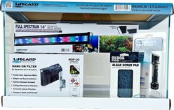 Lifegard Crystal Low Iron Glass Aquarium Kit, 15-gal