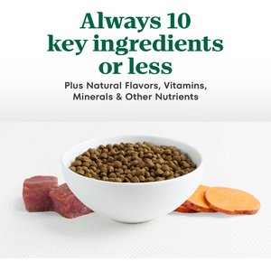 Nutro Limited Ingredient Diet Adult Small Bites Sensitive Support with Real Lamb & Sweet Potato Grain-Free Dry Dog Food, 22-lb bag