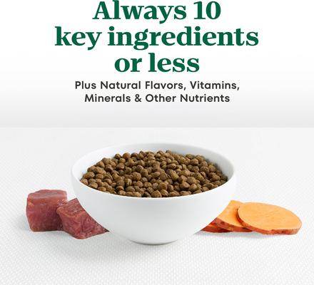 Show full view: Nutro Limited Ingredient Diet Adult Small Bites Sensitive Support with Real Lamb & Sweet Potato Grain-Free Dry Dog Food, 22-lb bag slide 4 of 11