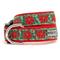 Show in main carousel: The Worthy Dog Christmas Poinsettias Dog Collar, Small: 8 to 14-in neck, 5/8-in wide slide 1 of 3