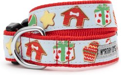 The Worthy Dog Christmas Cookies for Santa Paws Dog Collar, Large: 14 to 20-in neck, 1-in wide