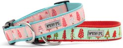 The Worthy Dog Holiday Trees Adjustable Dog Collar, X-Large: 17 to 23-in neck, 1-in wide slide 2 of 4