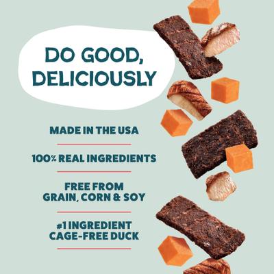 Show full view: Shameless Pets Duck Jerky Dog Treats, 14-oz bag slide 4 of 11