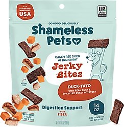 Shameless Pets Duck Jerky Dog Treats, 14-oz bag