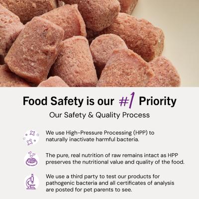 Show full view: Stella & Chewy's Frozen Chick Chick Chicken Morsels Grain-Free Frozen Cat Food, 3-lb bag slide 7 of 11