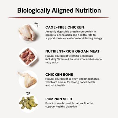 Show full view: Stella & Chewy's Frozen Chick Chick Chicken Morsels Grain-Free Frozen Cat Food, 3-lb bag slide 9 of 11