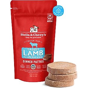 Stella & Chewy's Dandy Lamb Patties Frozen Raw Dog Food, 6-lb bag
