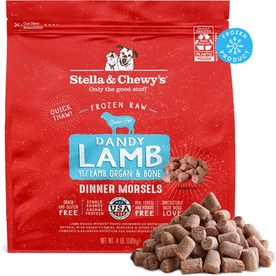 Stella & Chewy's Stella & Chewy's Dandy Lamb Morsels Frozen Raw Dog Food, 4-lb bag