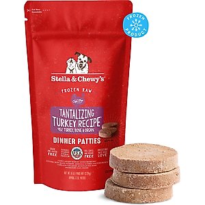 Stella & Chewy's Tantalizing Turkey Patties Frozen Raw Dog Food, 6-lb bag