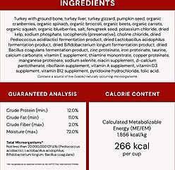 Stella & Chewy's Tantalizing Turkey Morsels Frozen Raw Dog Food, 4-lb bag slide 2 of 9