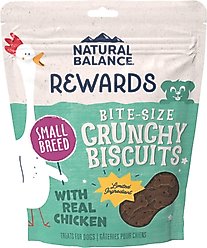 Natural Balance L.I.D. Limited Ingredient Diets Small Breed Bites Grain-Free Chicken & Sweet Potato Formula Dry Dog Food, 12-lb bag + Natural Balance L.I.T. Limited Ingredient Grain-Free Treats Sweet Potato & Chicken Formula Dog Treats, Small Breed, 8-oz bag slide 2 of 9