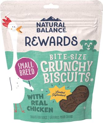 Show full view: Natural Balance L.I.D. Limited Ingredient Diets Small Breed Bites Grain-Free Chicken & Sweet Potato Formula Dry Dog Food, 12-lb bag + Natural Balance L.I.T. Limited Ingredient Grain-Free Treats Sweet Potato & Chicken Formula Dog Treats, Small Breed, 8-oz bag slide 2 of 9