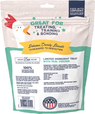 Show full view: Natural Balance L.I.D. Limited Ingredient Diets Grain-Free Chicken & Sweet Potato Formula Dry Dog Food, 24-lb bag + Natural Balance L.I.T. Limited Ingredient Grain-Free Treats Sweet Potato & Chicken Formula Dog Treats, Regular, 14-oz bag slide 8 of 9