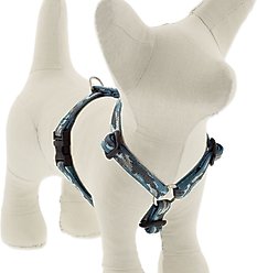 LupinePet Original Designs Sand Shark Adjustable Dog Harness, X-Small: 9 to 14-in chest, 1/2-in wide