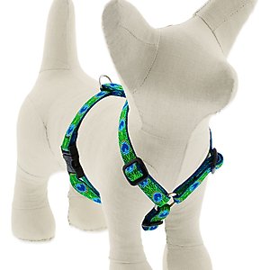 LupinePet Original Designs Tail Feathers Adjustable Dog Harness, Small: 12 to 20-in chest, 1/2-in wide
