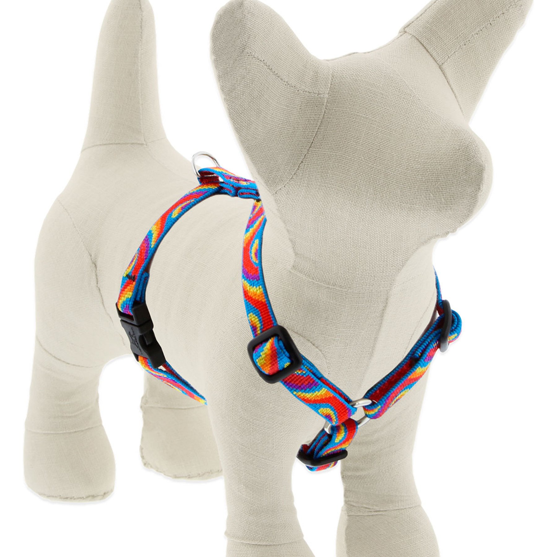 LupinePet Original Designs Lollipop Adjustable Dog Harness, X-Small: 9 to 14-in chest, 1/2-in wide