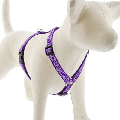 LupinePet LupinePet Original Designs Jelly Roll Adjustable Dog Harness, Small: 12 to 20-in chest, 3/4-in wide