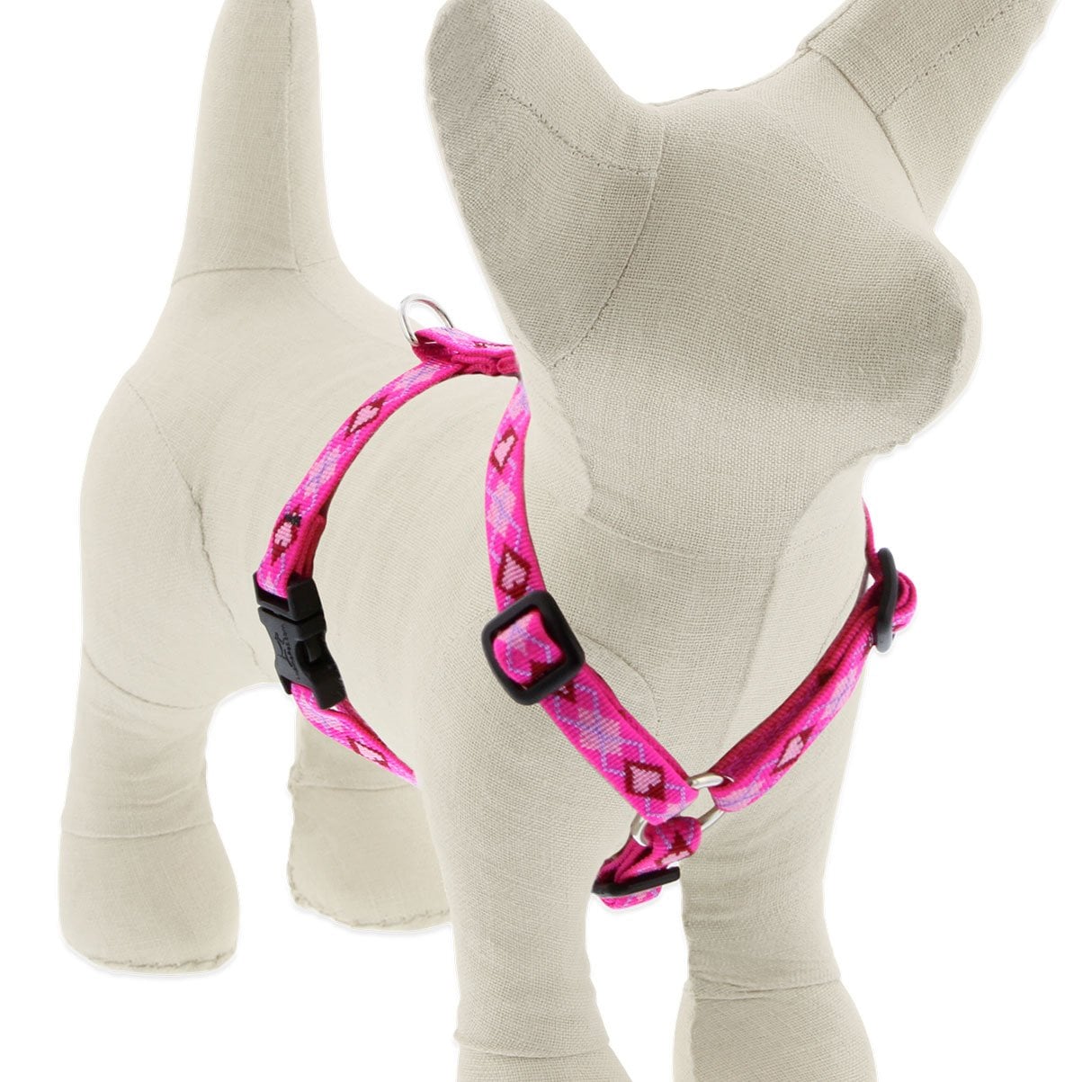 Lupinepet Original Designs Puppy Love Adjustable Dog Harness, Small: 12 To 20-in Chest, 1/2-in Wide