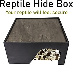 Reptile Kages Premium Reptile Basking Platform & Hide Box, 12 x 12-in