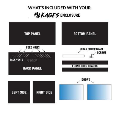 Show full view: Reptile Kages 4x2x2 Premium PVC Reptile Enclosure, 110-gal slide 7 of 10